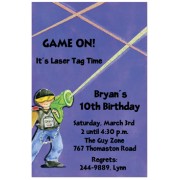 Laser Tag Invitations, Laser Tags, Picture Perfect